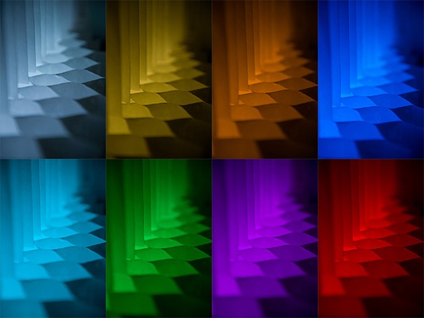 Color Ligthing Lighting Showroom – UMAYA Lighting Design
